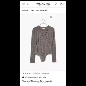 Madewell | bodysuit wrap